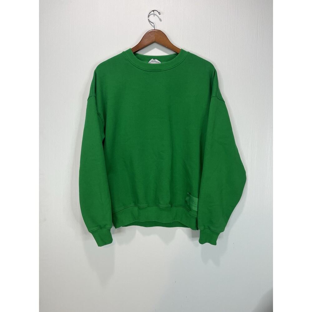Ami Alexandre Mattuissi Women’s Solid Green Oversized Green Crewneck